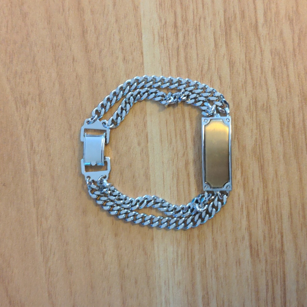 Vintage Speidel USA ID Bracelet